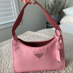 PRADA REEDITION NYLON 2000 MINI BAG PINK
